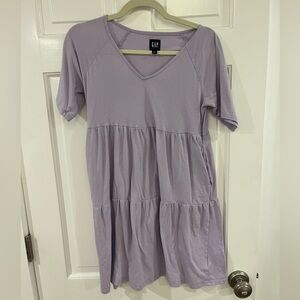 GAP Light Purple V-Neck Dress